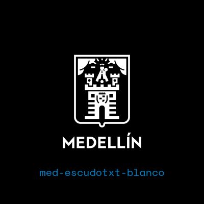 Escudo blanco con texto